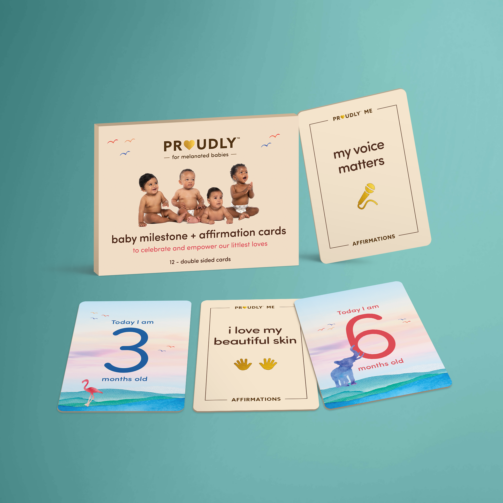 Baby Milestone + Affirmation Cards